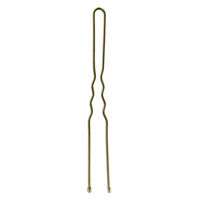 24 &Eacute;pingles ondul&eacute;es longues bronze