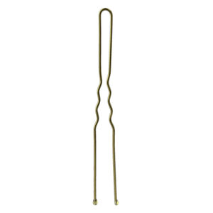 24 &Eacute;pingles ondul&eacute;es longues bronze