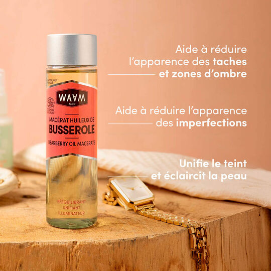 Mac&eacute;rat huileux de busserole