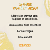 D&eacute;m&ecirc;lant bi-phase &agrave; l'argan et au karit&eacute; 200ml