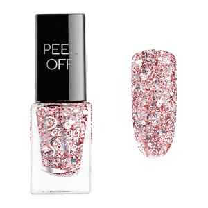 Vernis à ongles mini rose glitter,  Vernis à ongles mini rose glitter