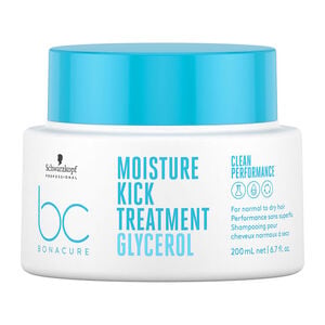 Masque hydratant cheveux normaux &agrave; secs ou boucl&eacute;s BC Moisture Kick 200ml