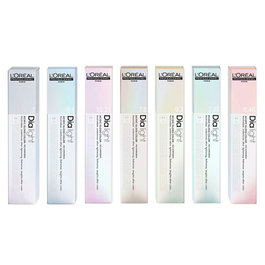 Coloration ton sur ton Dialight Acidic Gloss Color 7.01 blond naturel glacé