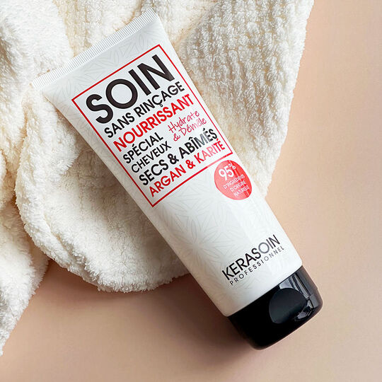 Soin sans rin&ccedil;age nourrissant pour cheveux secs