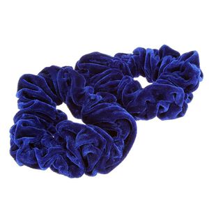 2 Chouchous velours XXL bleu,  2 Chouchous velours XXL bleu