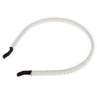 Serre-t&ecirc;te &agrave; perles 2 rang&eacute;s