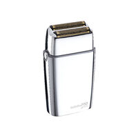 Rasoir professionnel rechargeable en m&eacute;tal FOILFX02 silver