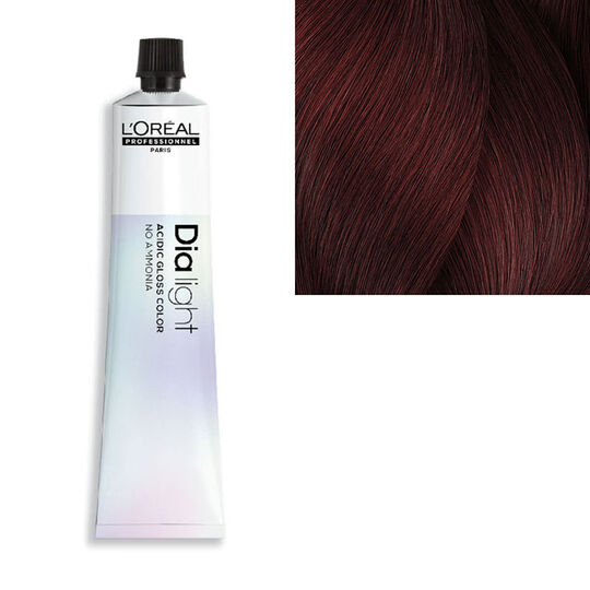 Coloration ton sur ton Dialight 5.66 ch&acirc;tain clair rouge profond