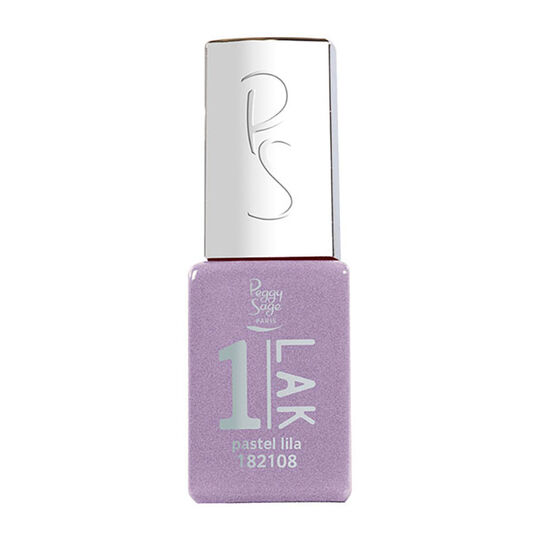 1-LAK vernis semi-permanent 3 en 1 pastel lila