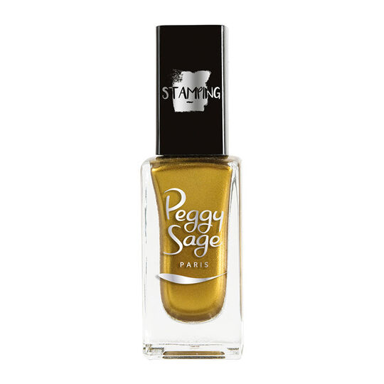 Vernis à ongles stamping Peggy sage gold