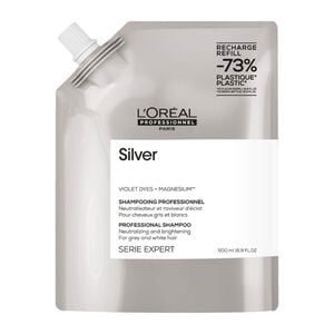 Shampooing déjaunissant Silver recharge 500ml,  Shampooing déjaunissant Silver recharge 500ml