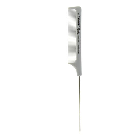 Peigne à queue métal T261 Argent