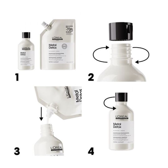 Duo recharge Metal Detox + shampooing 300ml