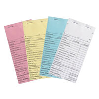 Carnet de caisse avec num&eacute;ro