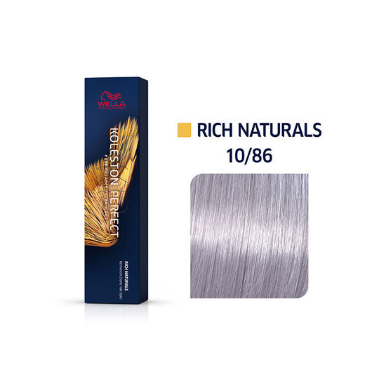 Coloration permanente Koleston Perfect Me+ 10/86 blond tr&egrave;s tr&egrave;s clair perl&eacute; violine