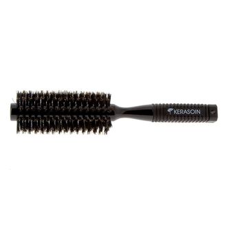 Brosse à brushing noire en poils de sanglier 43mm