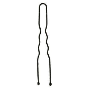 24 Épingles ondulées courtes noir