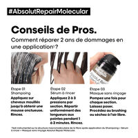 Shampooing réparateur Absolut Repair Molecular 300ml,  Shampooing réparateur Absolut Repair Molecular 300ml