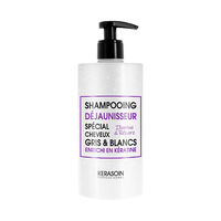 Shampooing d&eacute;jaunisseur pour cheveux gris et blancs 500ml