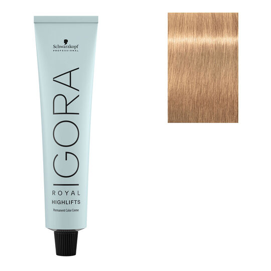 Coloration permanente Igora Royal 10-46 blond très très clair beige chocolat
