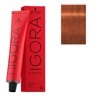 Coloration permanente Igora Royal 7-77 blond cuivré extra