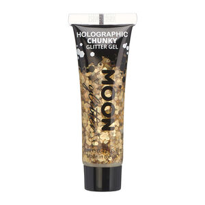 Gel holographique &agrave; grosses paillettes Moon Glitter dor&eacute;