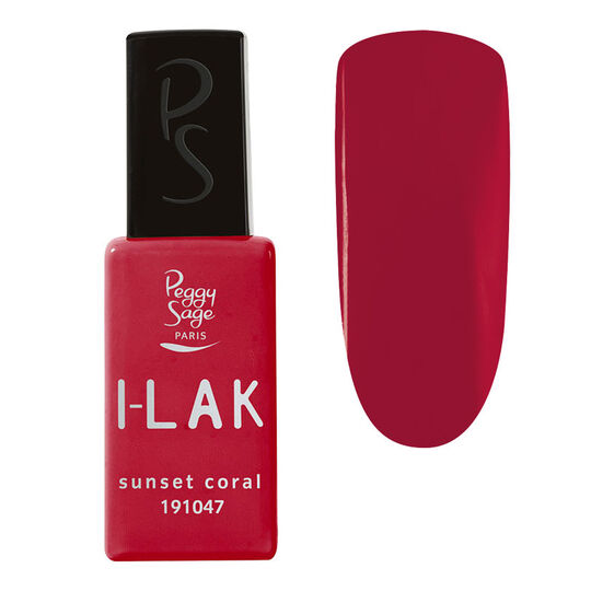 Vernis semi-permanent I-LAK sunset coral