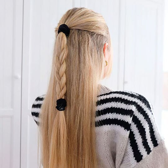 5 Élastiques Hair Tie noirs