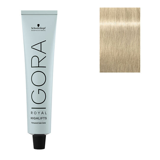 Coloration permanente Igora Royal 10-1 blond tr&egrave;s tr&egrave;s clair cendr&eacute;