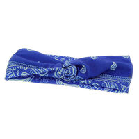 Bandeau bandana enfant bleu,  Bandeau bandana enfant bleu