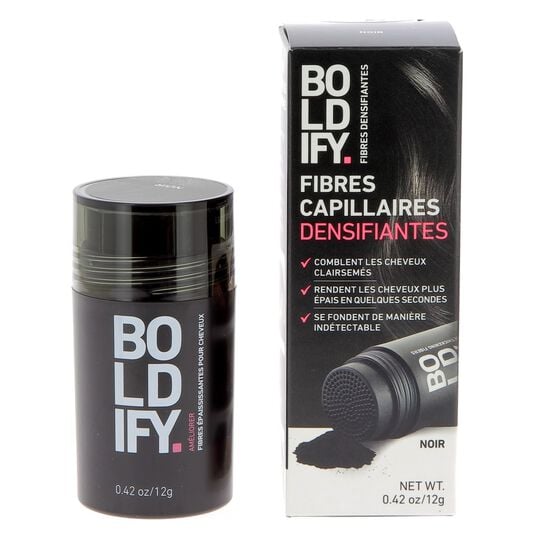 Fibres densifiantes pour cheveux noir