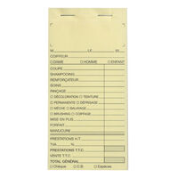 Carnet de caisse sans numéro