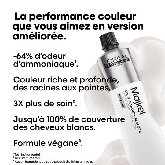 Coloration crème de beauté Majirel 7.45 blond cuivré acajou
