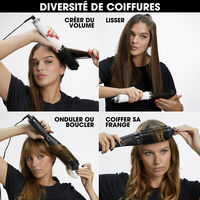 Brosse soufflante 2-en-1 Duet Blowdry blanc