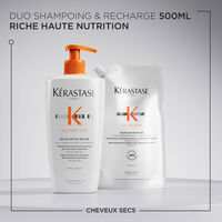 Bain satin riche Nutritive 500 ml rechargeable