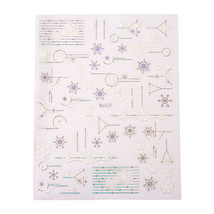 Décors adhésifs pour ongles Holo Christmas,  Décors adhésifs pour ongles Holo Christmas