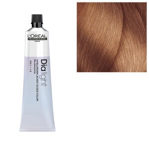 Coloration ton sur ton Dia light Hyaluronic 8.24 blond clair iris&eacute; cuivr&eacute;