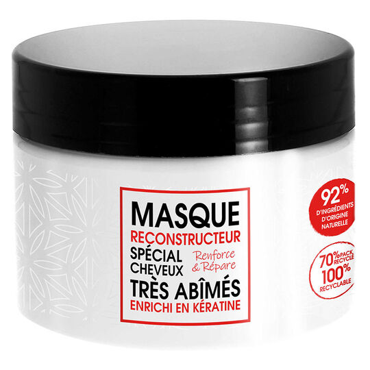 Masque reconstructeur &agrave; la k&eacute;ratine