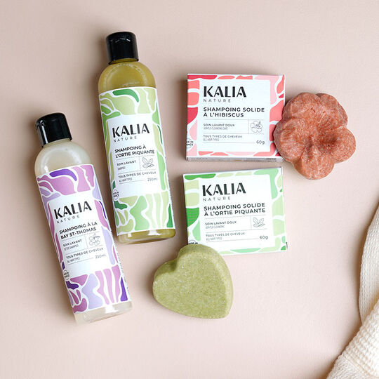 Shampooing solide purifiant &agrave; l'ortie piquante