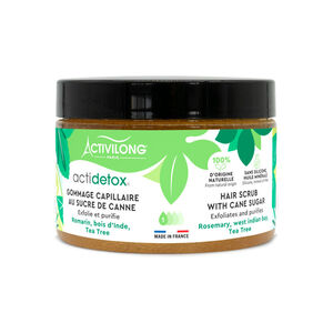 Gommage capillaire au sucre de canne Actidetox,  Gommage capillaire au sucre de canne Actidetox