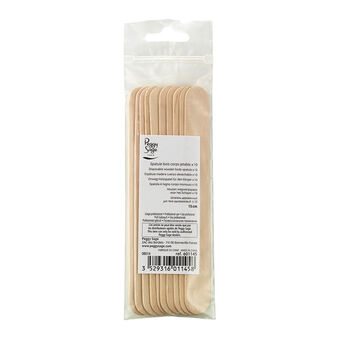 Spatules bois corps jetables lot de 10