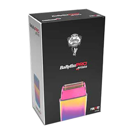 Rasoir professionnel rechargeable en m&eacute;tal FOILFX02 chameleon