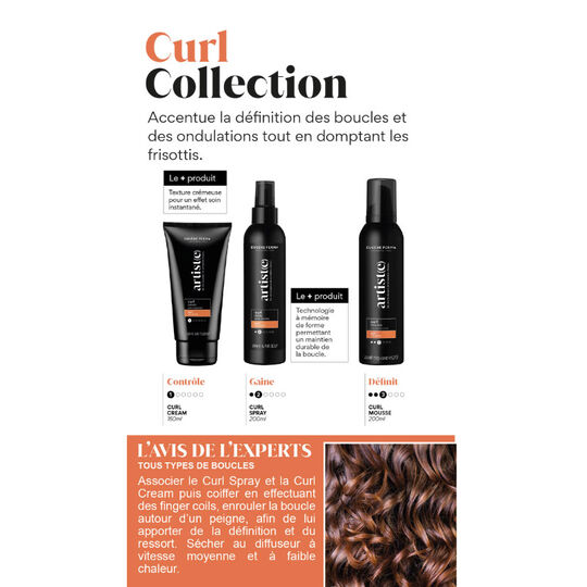 Cr&egrave;me bouclante Curl Cream Artiste