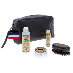 Coffret trousse barbe sculptée,  Coffret trousse barbe sculptée