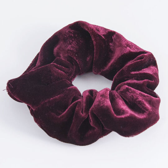 Chouchou velours bordeaux
