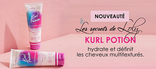 Découvrez Kurl Fusion par Les Secrets de Loly, une crème gel multi-textures qui réunit la nutrition d'un lait, l'hydratation d'une gelée et le styling d'un gel !