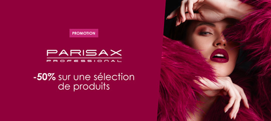 En décembre, profitez de -50% parmi la sélection de produits Parisax !