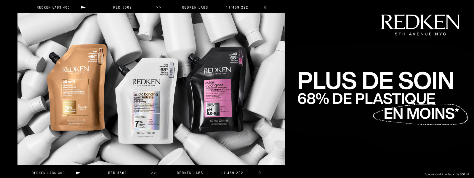Vos shampoings Redken préférés sont maintenant rechargeables !