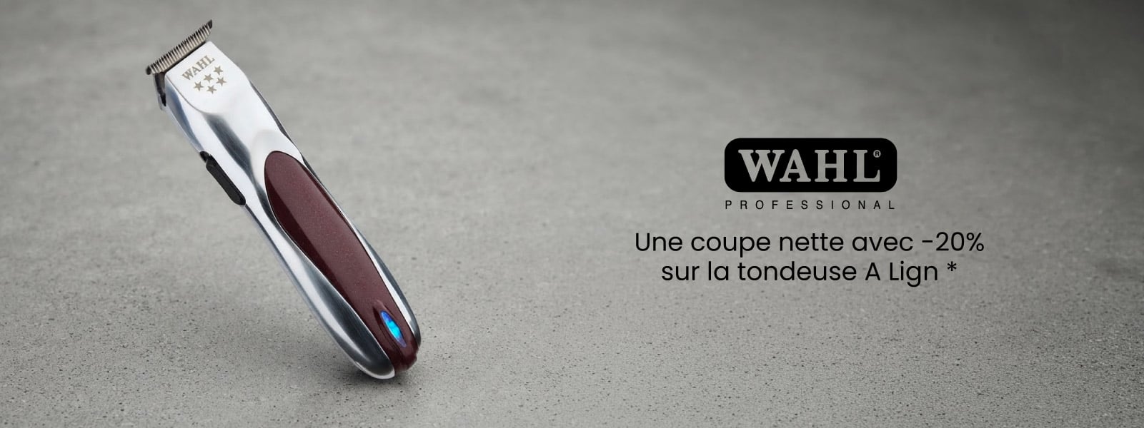 Wahl Professional : une coupe nette avec -20% sur la tondeuse A Lign *.
