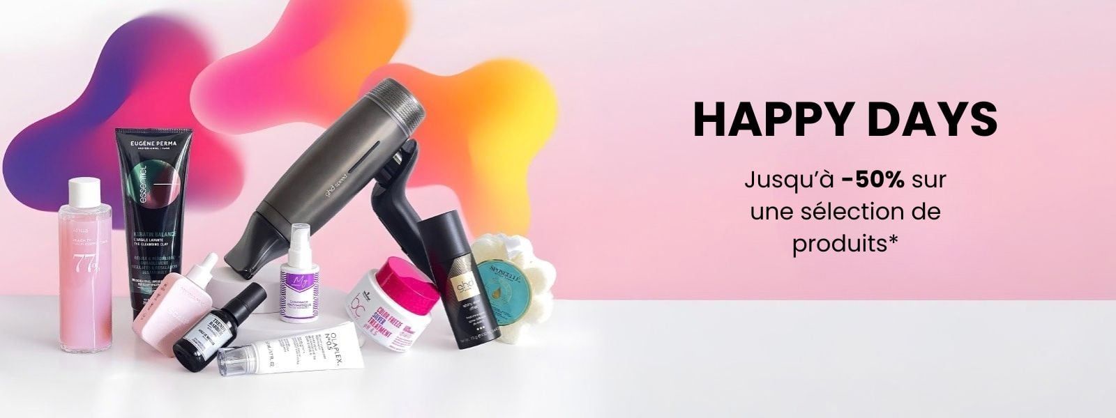 Happy Days : Jusqu'à -50% sur une sélection de produits*